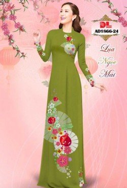 Vải áo dài lập thể hoa văn 1866 AD 1866