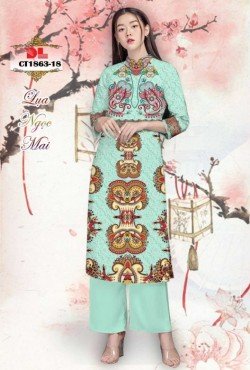 Vải áo dài cách 1863 CT 1863