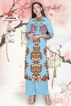 Vải áo dài cách 1863 CT 1863