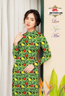 Vải áo dài hoa nguyên áo 1885 AD 1885
