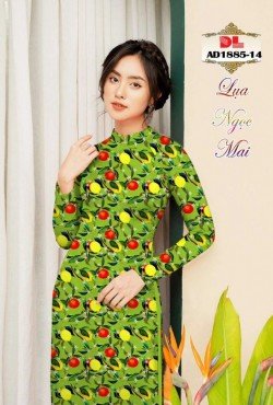 Vải áo dài hoa nguyên áo 1885 AD 1885