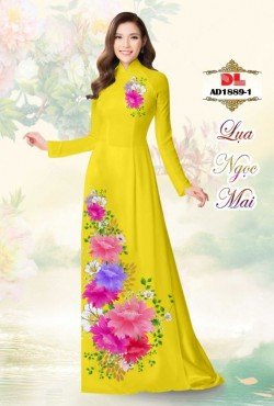 Vải áo dài hoa 1889 AD 1889