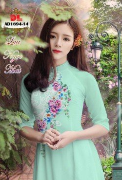 vải áo dài hoa cúc 1894 AD 1894