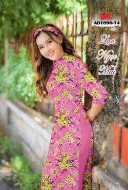 Vải áo dài hoa nguyên áo 1896 AD 1896