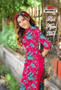Vải áo dài hoa nguyên áo 1896 AD 1896