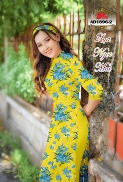 Vải áo dài hoa nguyên áo 1896 AD 1896