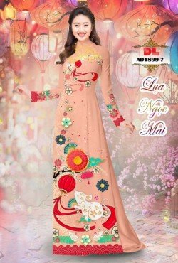 Vải áo dài lập thể hoa văn 1899 AD 1899