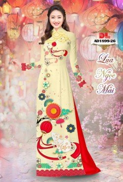 Vải áo dài lập thể hoa văn 1899 AD 1899