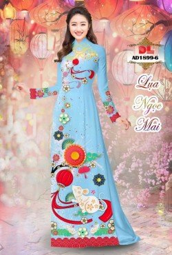 Vải áo dài lập thể hoa văn 1899 AD 1899