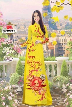 Vải áo dài lễ tết  1901 AD 1901