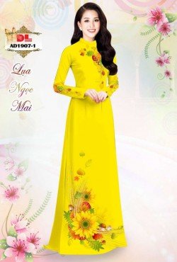 Vải áo dài hoa hướng dương 1907 AD 1907