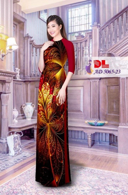 Mẫu hoa 3D 5065