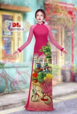 vải hoa  5583 AD 5583