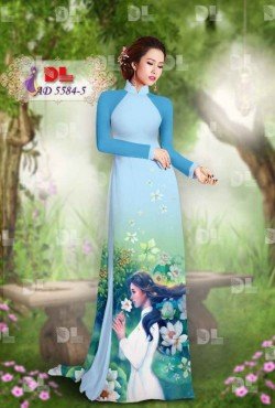 Vải hoa súng 5584 AD 5584