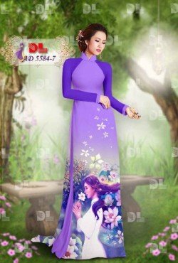 Vải hoa súng 5584 AD 5584