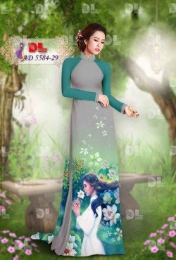 Vải hoa súng 5584 AD 5584