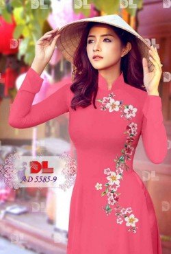 Vải hoa hồng 5585 AD 5585