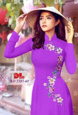 Vải hoa hồng 5585 AD 5585