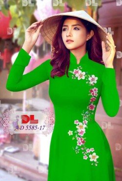 Vải hoa hồng 5585 AD 5585